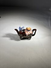 Miniature Paul Cardew Teapot Miniature Vintage Shadowbox picture