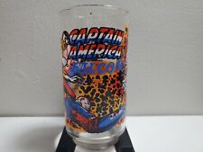 Vintage 1977 Marvel Comics 7-ELEVEN Captain America and Falcon Collectible Glass picture