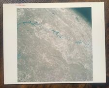 Vintage NASA Red Number Photograph - Alabama from Apollo 9 picture