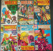 WARLOCK & THE INFINITY WATCH SET OF 24 (1991) MARVEL COMICS THANOS STARLIN DRAX picture