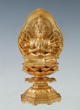 Japanese Vintage Buddhism -Senju Kannon Bodhisattva- High Quality Iron Figure picture