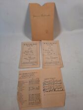 Vintage ST francis high School  Little Falls Mn Minnesota  Report Cards 1947  picture