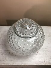 Vintage Clear Glass Hobnail Ceiling Lamp Shade Globe 3