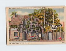 Postcard Oldest School house St. Augustine Florida USA picture