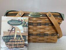 Longaberger 1996 Traditions Collection Community Basket, Liner And Protector picture