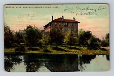 Boston MA-Massachusetts, Mrs. Jack Gardner's Palace, Fenway Vintage Postcard picture