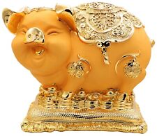 Golden Lucky Chinese Style Oversized Piggy Bank - 9