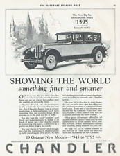 1926 CHANDLER SEDAN automobile antique print ad Motor car auto picture