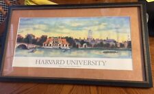 VintageHarvard University View From The Charles River Print By Christy Morrison picture