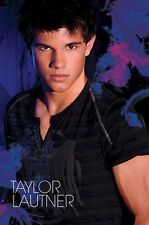 TAYLOR LAUTNER POSTER ~ BLUE 24x36 Twilight Movie Saga Jacob Pinup picture