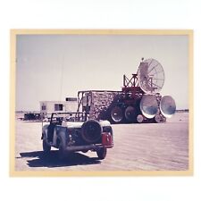 Mystery California Satellite Station Photo 1970s International Scout Desert A404 picture