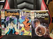 Labyrinth 3 Issue Comic Set 25th Anniversary David Bowie. Marvel John Buscema picture