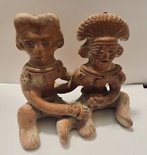 Terra PriceCotta Aztec Mayan twin Reproduction Sculpture ? pre-colombian (Boxb) picture