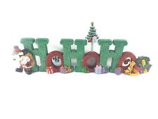 Disney Santa Mickey Mouse & Pluto Christmas HOHOHO TableTop Sign & Picture Frame picture
