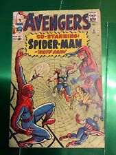Avengers #11 FIRST AVENGERS/Spider-Man X-OVER 1964 KANG PIN UP picture