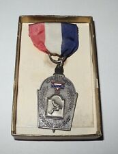 1957 Sports Broad Jump YMCA Chicago Medal Token Badge Pin Button Award Pinback picture