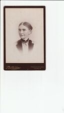 CABINET CARD VIEW PHOTOGRAPHER PORTLAND,OR,VICTOIRAN LADY, JEWELRY NECKLACES picture