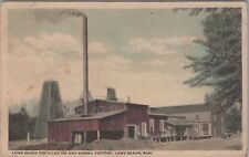 Long Beach Distilled Ice and Barrel Factory, Long Beach Mississippi Postcard picture