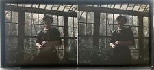 PORTRAIT OF WOMEN IN GREENHOUSE 1910 AUTOCHROME GLASS VIEW LIGHT 6X13 STEREOSCOPIC picture