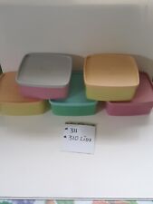5 Tupperware #311 Containers And #310 Lids Vintage  picture