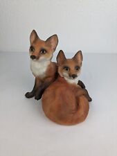 Cybis Porcelain American Red Fox Cubs Chatsworth & Sloane 1980s LE/200 Closed 93 picture