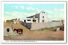 c1940's The Church Pueblo Of Laguna Albuquerque New Mexico NM Unposted Postcard picture
