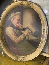 Vintage J. Leinenkugel Metal Beer Tray 115th Anniversary 1867-1982 Limited Ed. picture