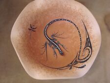 Zuni Indian Pueblo Clay Pottery 3D Lizard Pot by Deldrick Cellicion picture