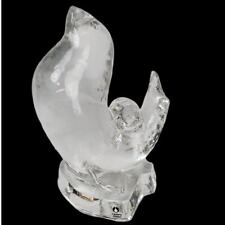 Pukeberg Sweden Glass Seal with Baby Seal Figurine picture