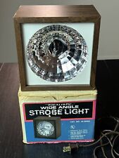 Realistic Vintage Wide Angle Strobe Light Radio Shack Disco Light Original Box picture