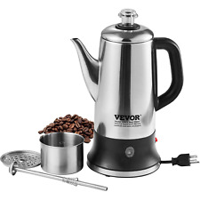 VEVOR 12-Cup Electric Percolator Coffee Pot - 304 Stainless Steel | Zarnesh picture