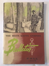 Vintage DELTA KAPPA GAMMA Alumni College Bulletin BOOK Rare 1950's picture
