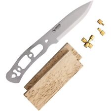 Casstrom No 10 Swedish Forest Knife Kit Sleipner Tool Steel Blade Curly Birch picture
