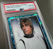 (PSA 10) 2022 Star Wars Sapphire #1, Luke Skywalker picture