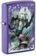 Zippo 48963, Luis Royo Malefic Art Design, Purple Matte Finish Lighter, NEW picture