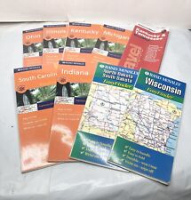 Rand Mcnally Highway & Interstate Map Lot of 9 - Illinois - Michigan & More picture