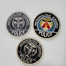 Metropolitan Toronto Police (Canada) Shoulder Patch from the Early 1980's 3 Lot picture