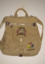 ACME Wylie Coyote RARE WarnerBros LooneyTunes Canvas Backpak/Rucksac 90sVintage  picture