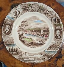  The Oregon Plate Johnson Bros England Meier Frank Lighly Colored Plate picture
