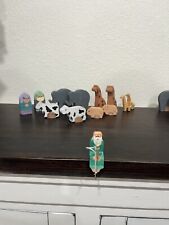 Noah’s Ark Handmade Animals With Fishing Noah ( Ark Not Included) picture
