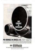 1959 Print Ad Swissair Big change in Swissair No Change in Swisscare Jet Service picture