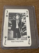 1993 Kerrang Music Card King Metal Playing Cards AC/DC Angus Young VERY RARE picture