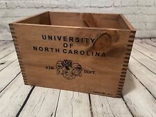 Vintage University of North Carolina UNC Crate Replica - Man-cave, Storage picture