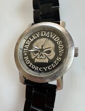 Harley Davidson Skull Watch by Bulova 76A10 picture