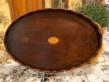 19th Century Dutch Decorative Wood  Serving Tray  picture