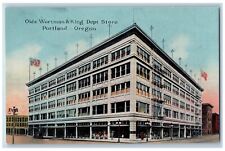 Portland Oregon OR Postcard Olds Wortman & King Dept Store Building c1910's picture