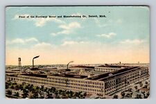 Detroit MI-Michigan, Plant The Northway Motor & Manufacturing, Vintage Postcard picture