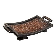 Tray with Handles Curved Rectangular Shape 8.3