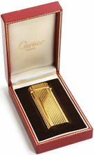 Working Cartier Gas Lighter Gold oval with box picture