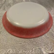 Vintage 1950s Pyrex Desert Dawn Pink Speckled 8.5” Pie Plate Glass Dish #209 picture